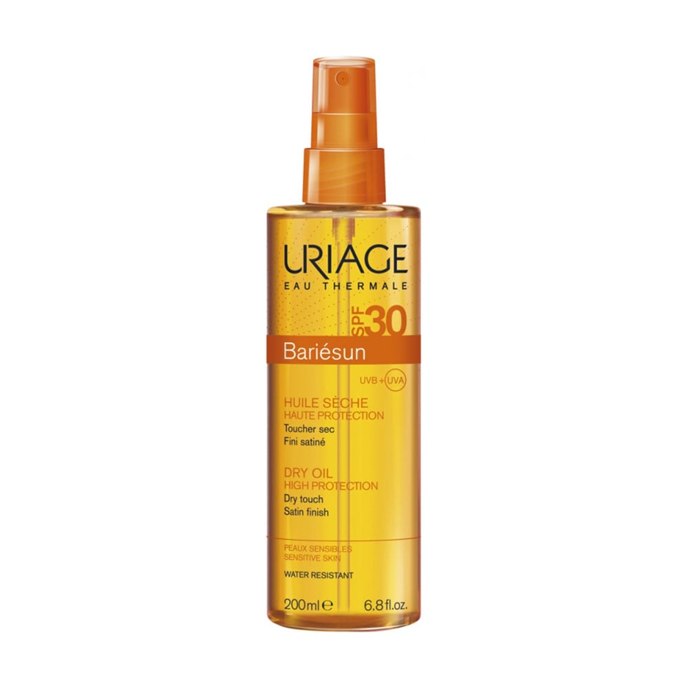 Сонцезахисна суха олія-спрей для тіла Uriage Bariesun Huile Seche SPF 30, 200 мл