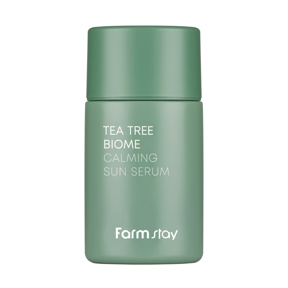 Сонцезахисна сироватка для обличчя FarmStay Tea Tree Biome Calming Sun Serum, SPF 45, 50 мл