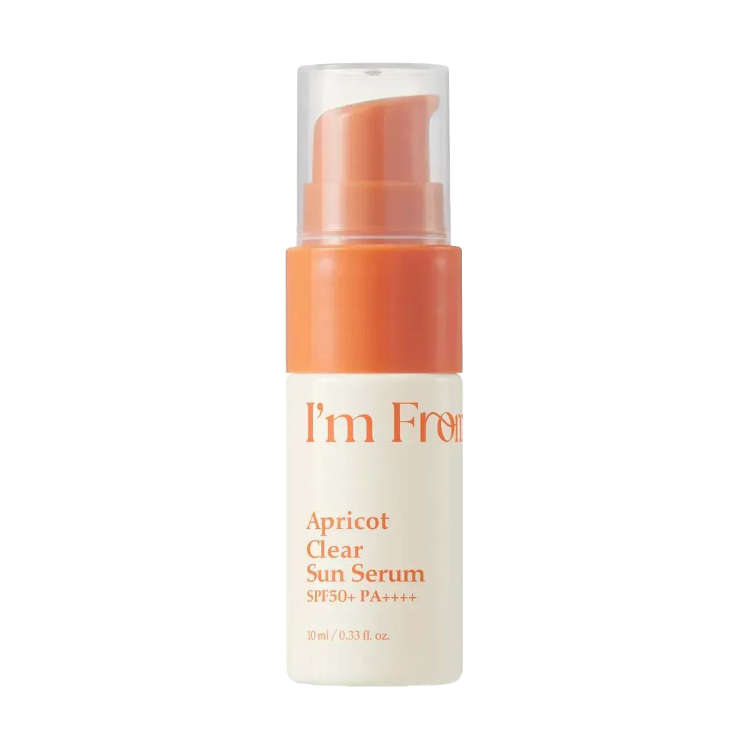 Сонцезахисна сироватка для обличчя I'm From Apricot Clear Sun Serum, SPF 50+ PA++++, з абрикосом, 10 мл