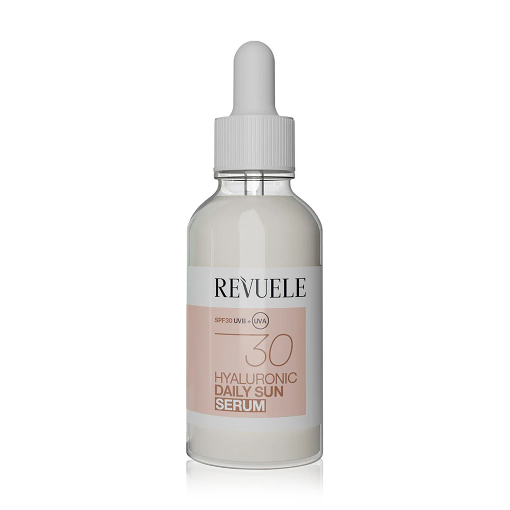 Сонцезахисна сироватка для обличчя Revuele Hyaluronic Daily Sun Serum, SPF 30, 30 мл
