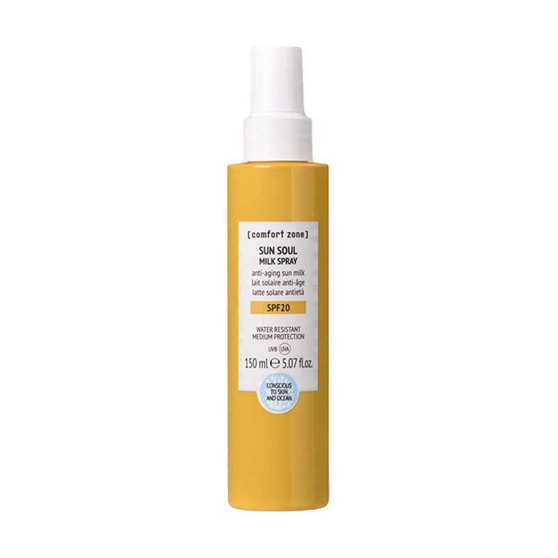 Сонцезахисне молочко для обличчя Comfort Zone Sun Soul Milk Spray SPF 20, 150 мл