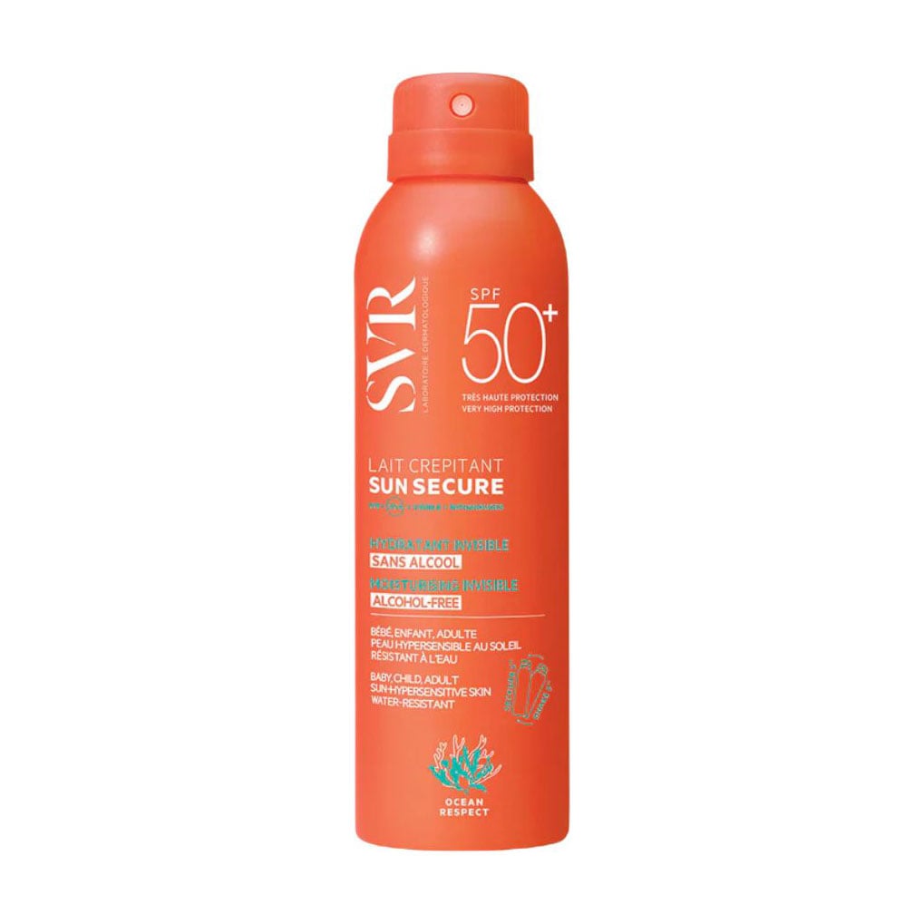 Сонцезахисне молочко для тіла SVR Sun Secure Moisturising Invisible SPF 50+, 200 мл