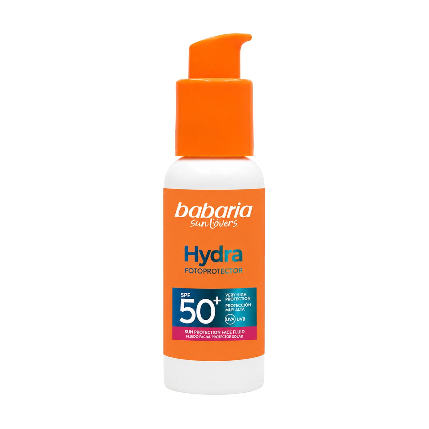 Сонцезахисний флюїд для обличчя Babaria Hydra Sun Protection Face Fluid SPF 50+, 40 мл