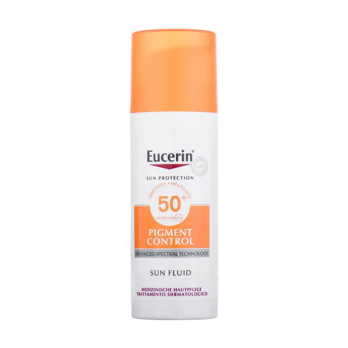 Сонцезахисний флюїд для обличчя Eucerin Pigment Control Sun Fluid SPF 50+ проти гіперпігментації, 50 мл