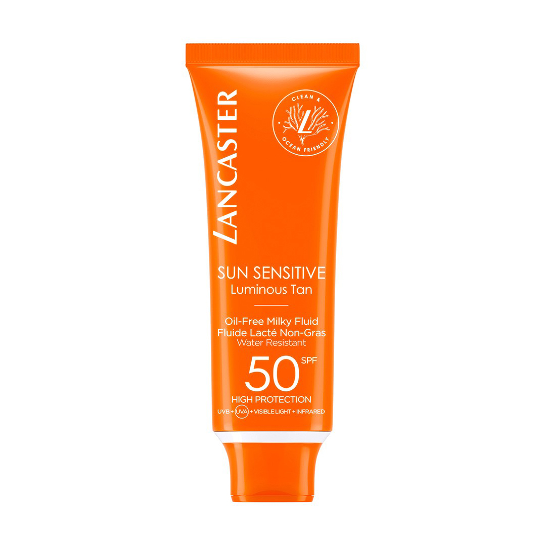 Сонцезахисний флюїд для обличчя Lancaster Sun Sensitive Oil Free Milky Fluid SPF50, 50 мл