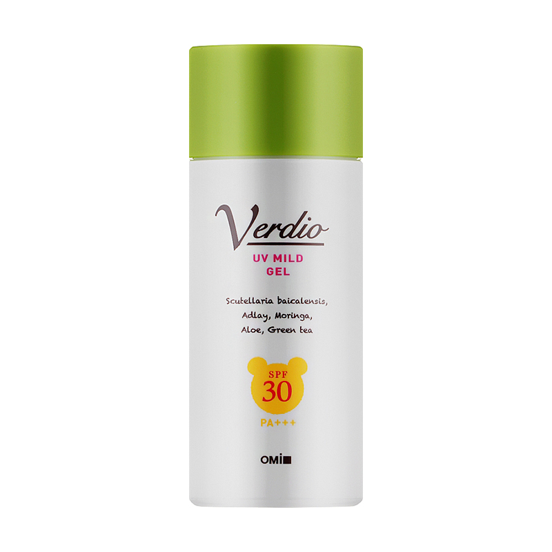 Сонцезахисний гель Omi Brotherhood Verdio UV Mild Gel SPF 30 PA +++ для чутливої шкіри, 80 г
