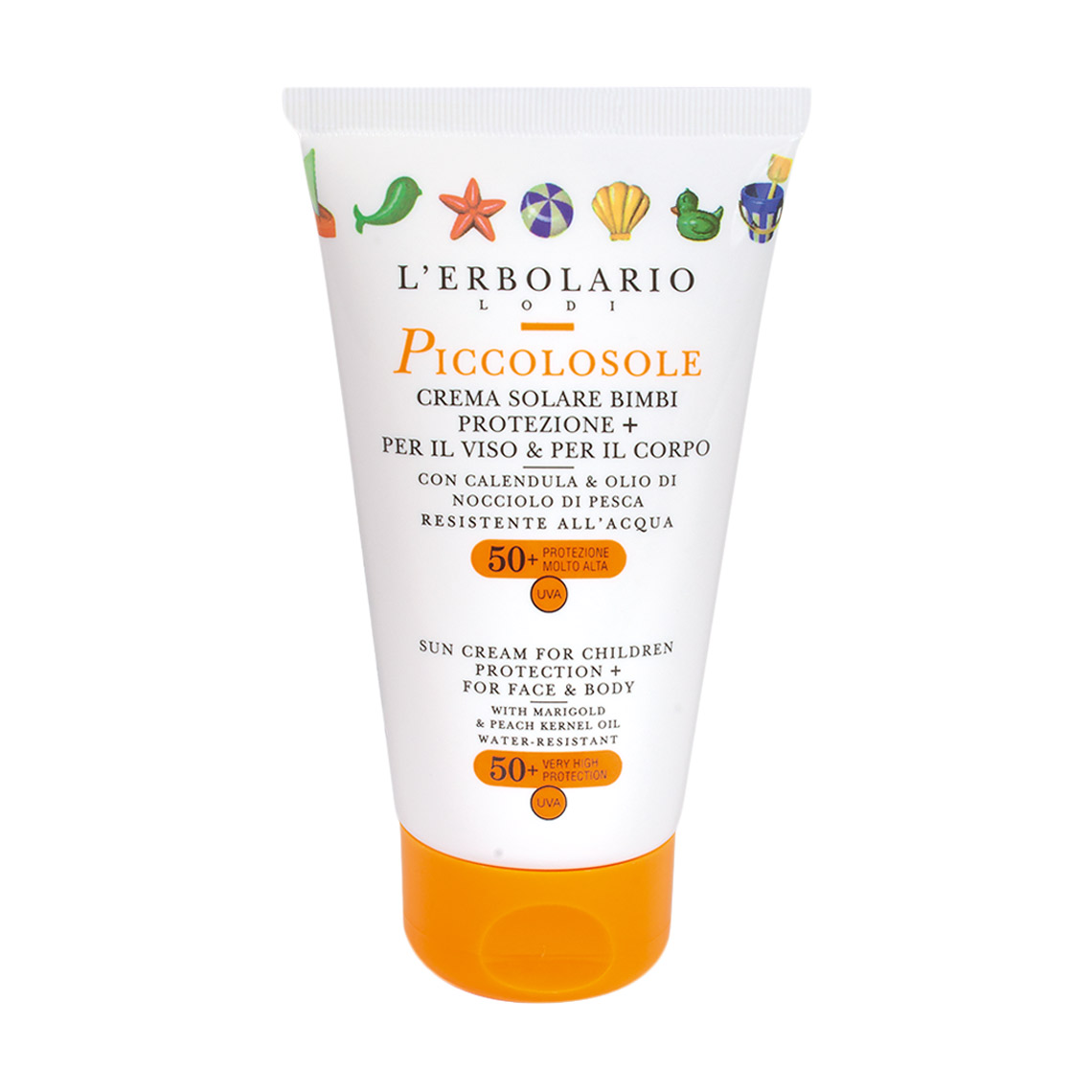 Сонцезахисний крем для дітей L'Erbolario Сонечко SPF 50+, 75 мл