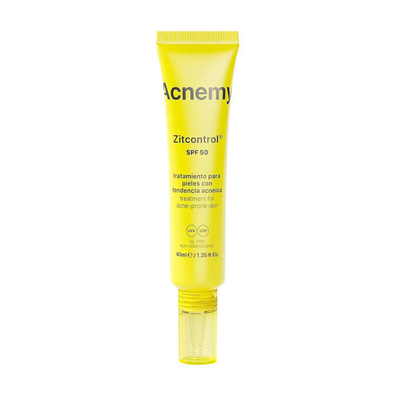 Сонцезахисний крем для обличчя Acnemy Zitcontrol, SPF 50, 40 мл