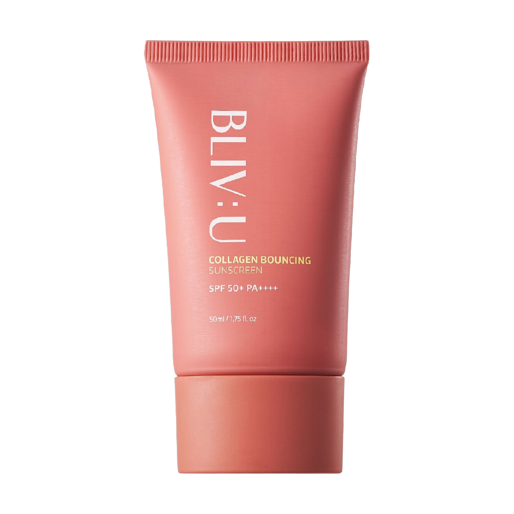 Сонцезахисний крем для обличчя Bliv:U Collagen Bouncing Sunscreen, SPF 50+ PA++++, з колагеном, 50 мл