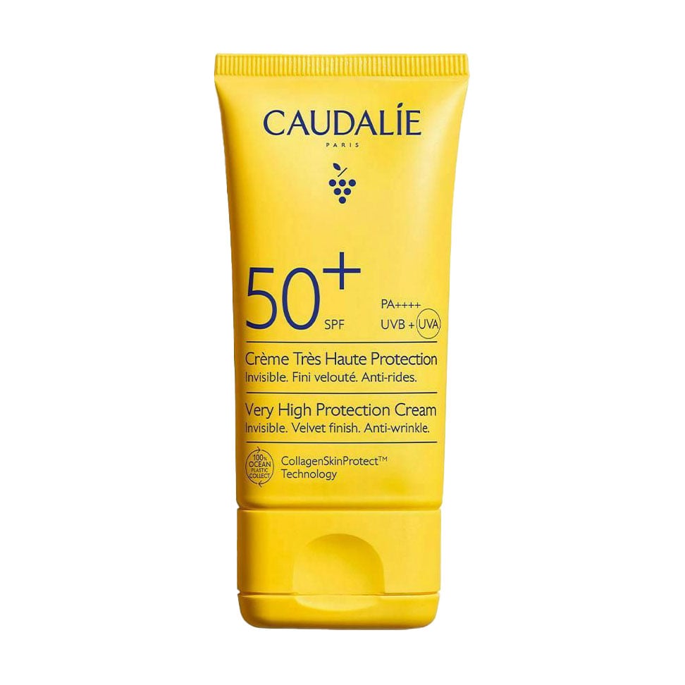 Сонцезахисний крем для обличчя Caudalie Vinosun Protect Very High Protection Cream, SPF 50+, 50 мл