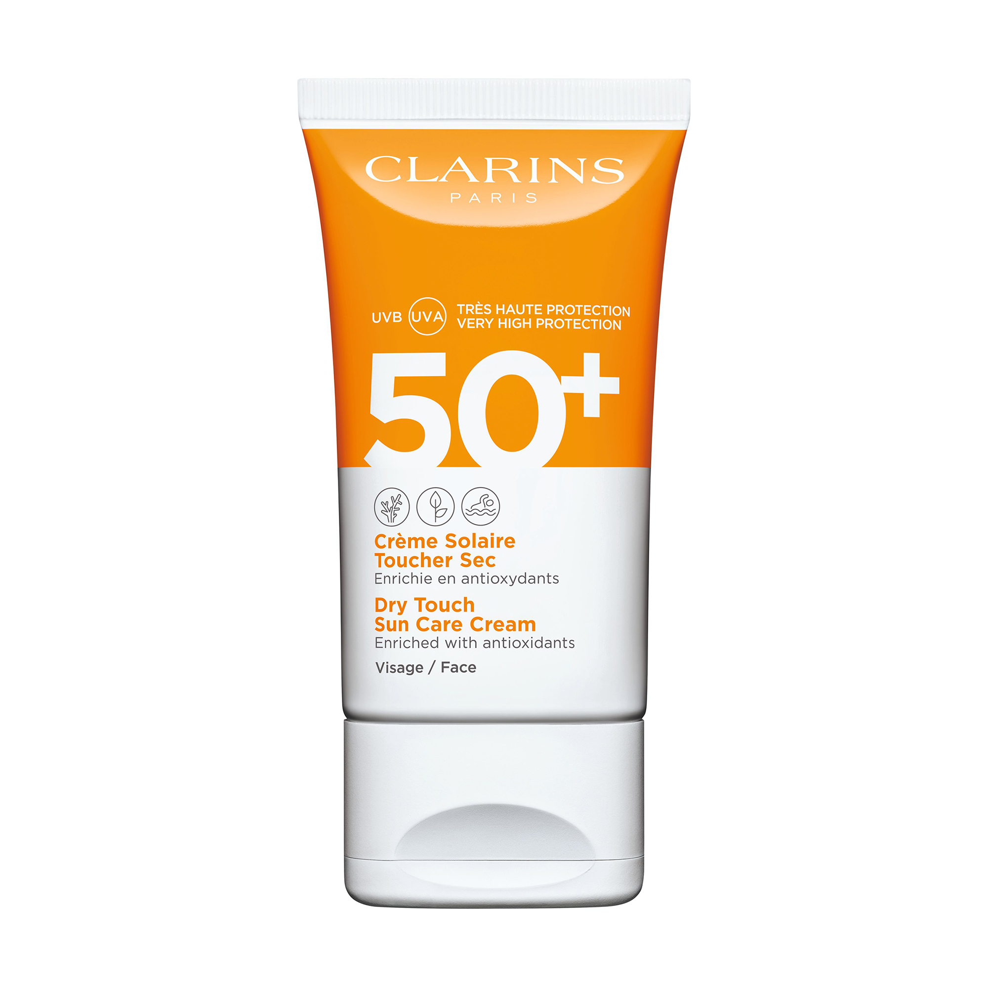 Сонцезахисний крем для обличчя Clarins Sun Care Cream Face SPF 50+, 50 мл