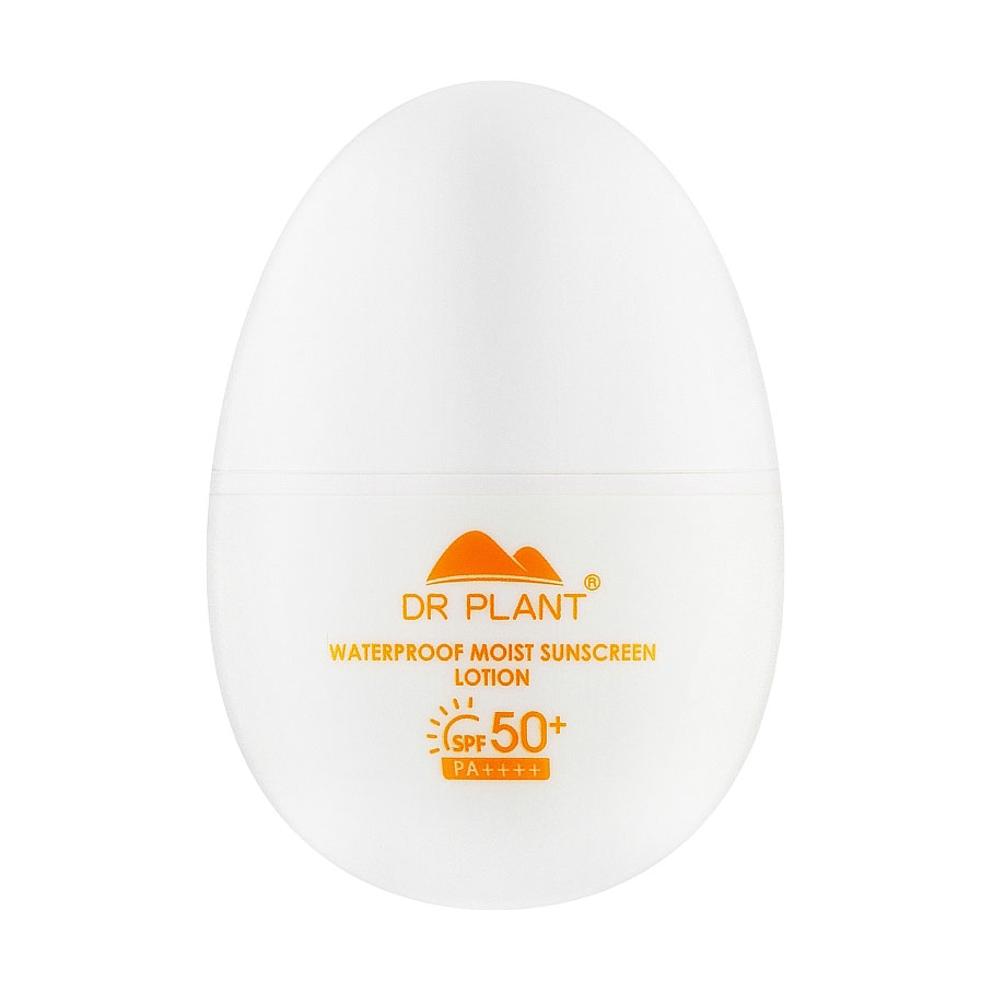 Сонцезахисний крем для обличчя Dr. Plant Waterproof Moist Sunscreen Lotion SPF 50+, 50 мл