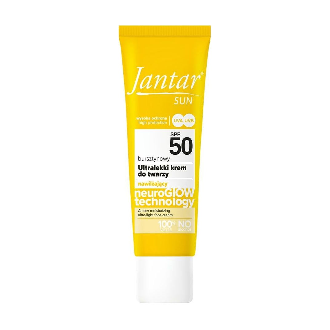 Сонцезахисний крем для обличчя Farmona Jantar Sun Ultra-Light Face Cream SPF 50, 50 мл