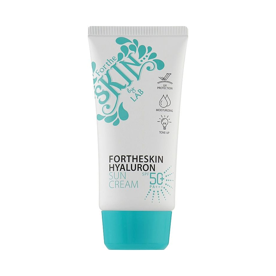 Сонцезахисний крем для обличчя Fortheskin Hyaluron Sun Cream SPF50+/PA+++ з гіалуроновою кислотою, 70 мл
