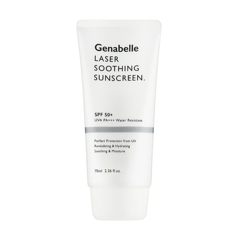 Сонцезахисний крем для обличчя Genabelle Laser Soothing Sunscreen, SPF 50+ UVA PA+++, 70 мл