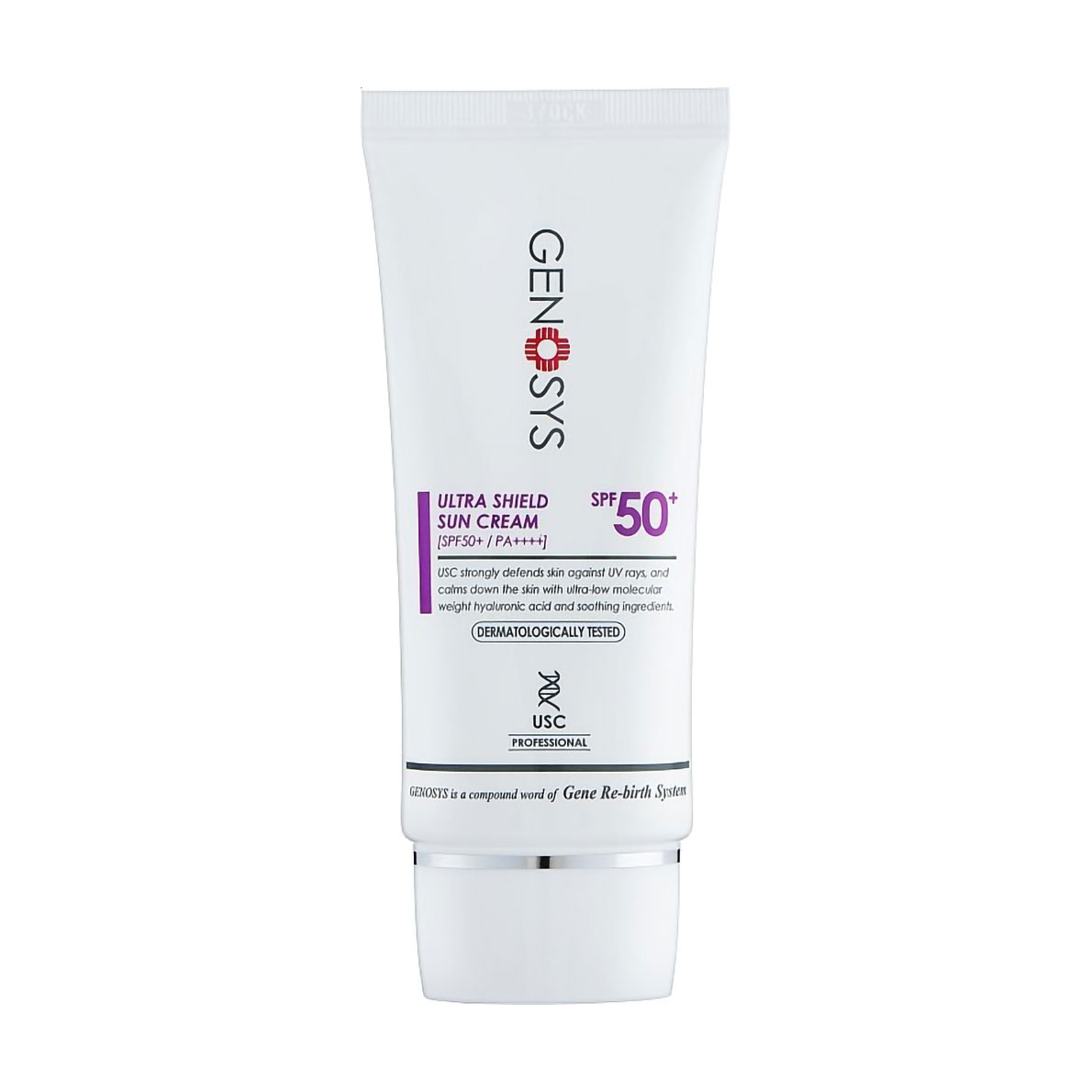 Сонцезахисний крем для обличчя Genosys Ultra Shield Sun Cream, SPF 50+/PA++++, 50 г