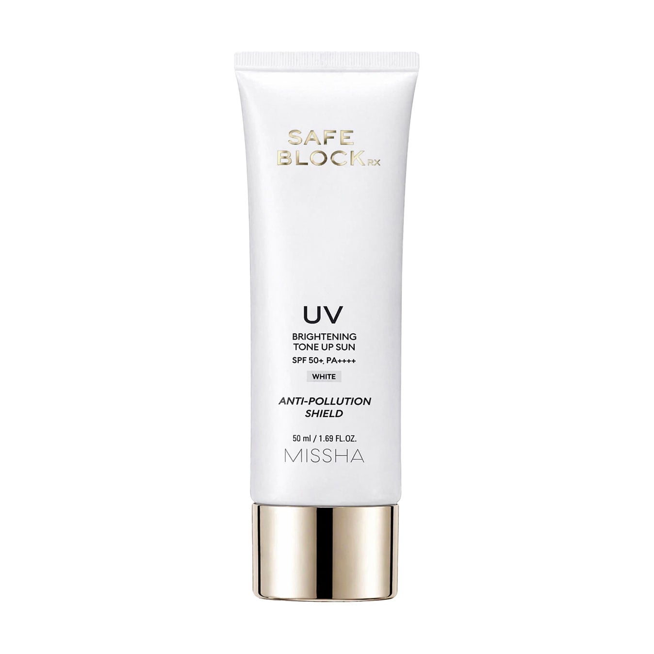 Сонцезахисний крем для обличчя Missha Safe Block RX Brightening Tone Up Sun SPF 50+ PA++++ White, 50 мл