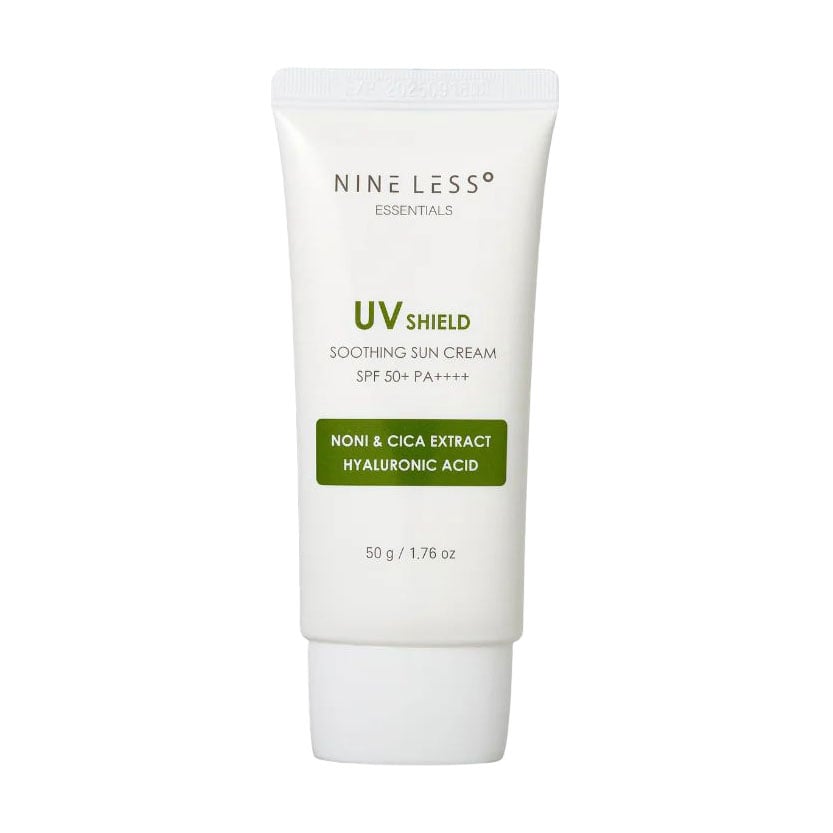 Сонцезахисний крем для обличчя NINE LESS Essentials UV Shield Soothing Sun Cream SPF 50+ PA++++, 50 г
