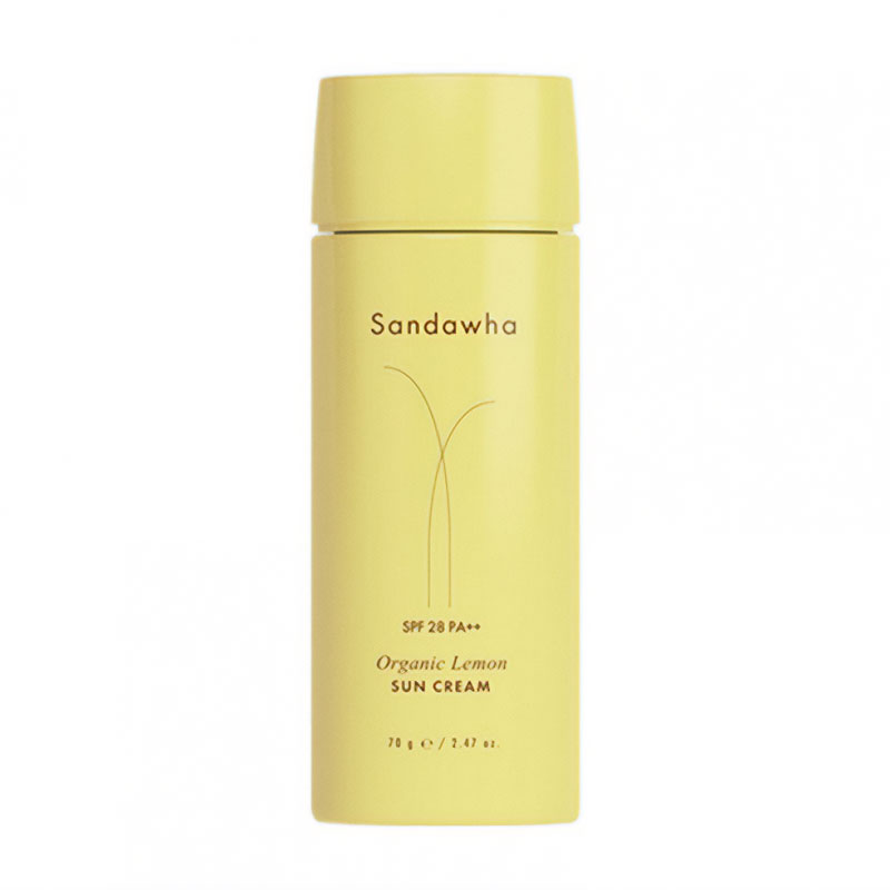Сонцезахисний крем для обличчя Sandawha Organic Lemon Sun Cream, SPF 28 PA++, 70 г