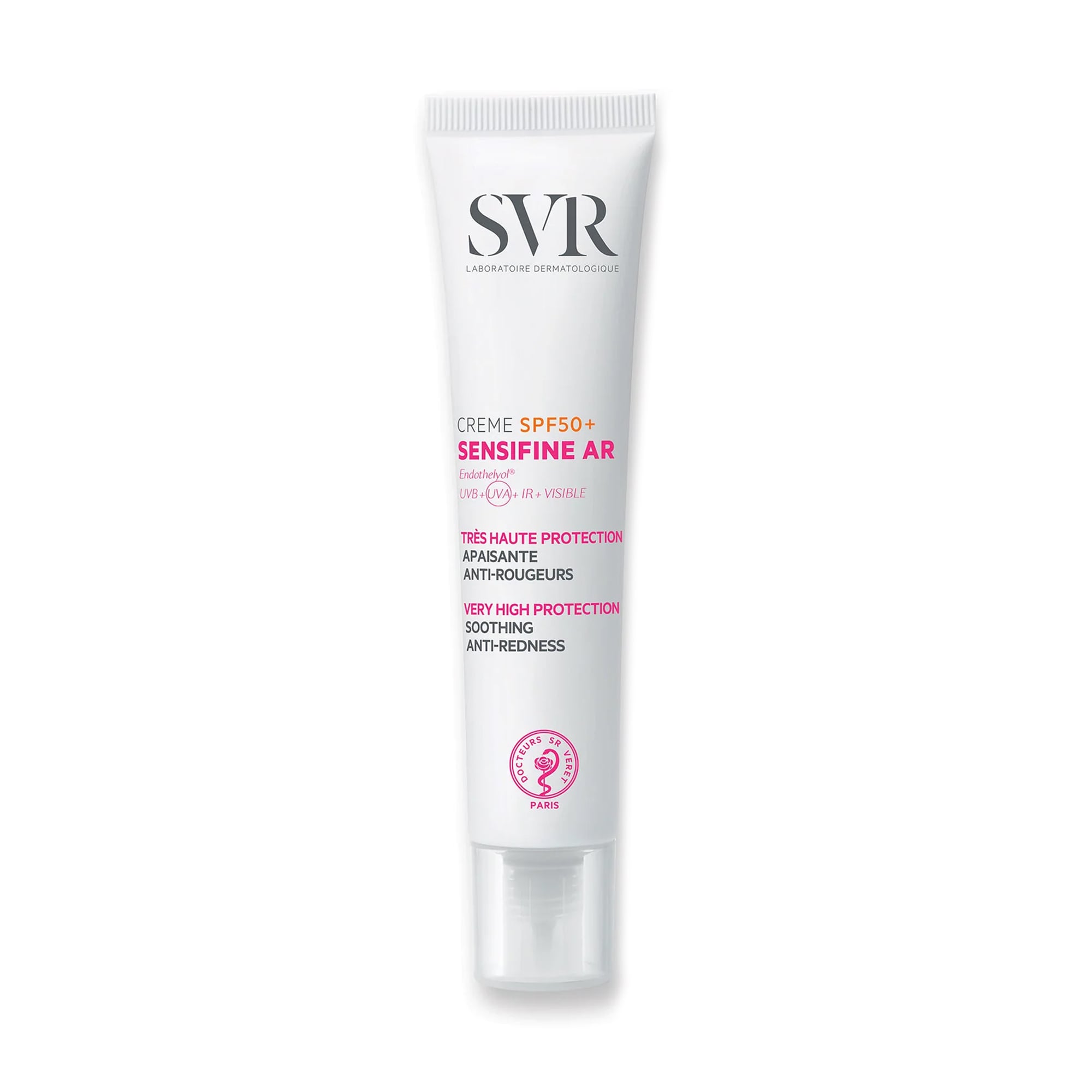 Сонцезахисний крем для обличчя SVR Sensifine AR Soothing Anti-Redness Cream SPF 50+ проти почервоніння, 40 мл
