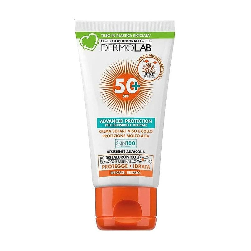 Сонцезахисний крем для обличчя та шиї Dermolab Advanced Protection, SPF 50+ для чутливої шкіри, 50 мл