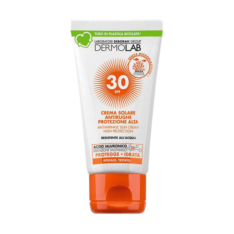 Сонцезахисний крем для обличчя та шиї Dermolab Antiwrinkle Sun Cream High Protection, SPF 30, проти зморшок, 50 мл