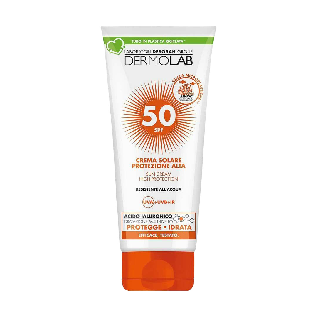 Сонцезахисний крем для обличчя та тіла Dermolab Sun Cream High Protection, SPF 50, 200 мл