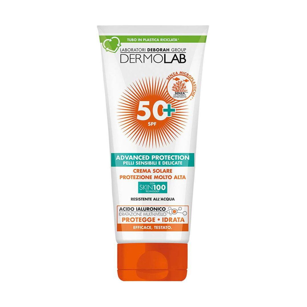 Сонцезахисний крем для обличчя та тіла Dermolab Advanced Protection, SPF 50+, для чутливої шкіри, 200 мл