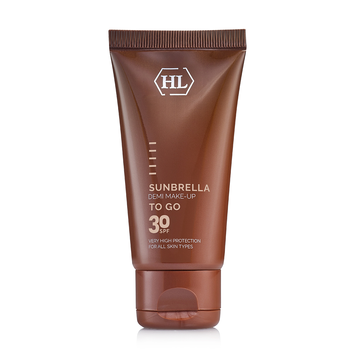 Сонцезахисний крем для обличчя та тіла Holy Land Cosmetics Sunbrella Demi Make-Up To Go SPF 30 із тоном, 50 мл