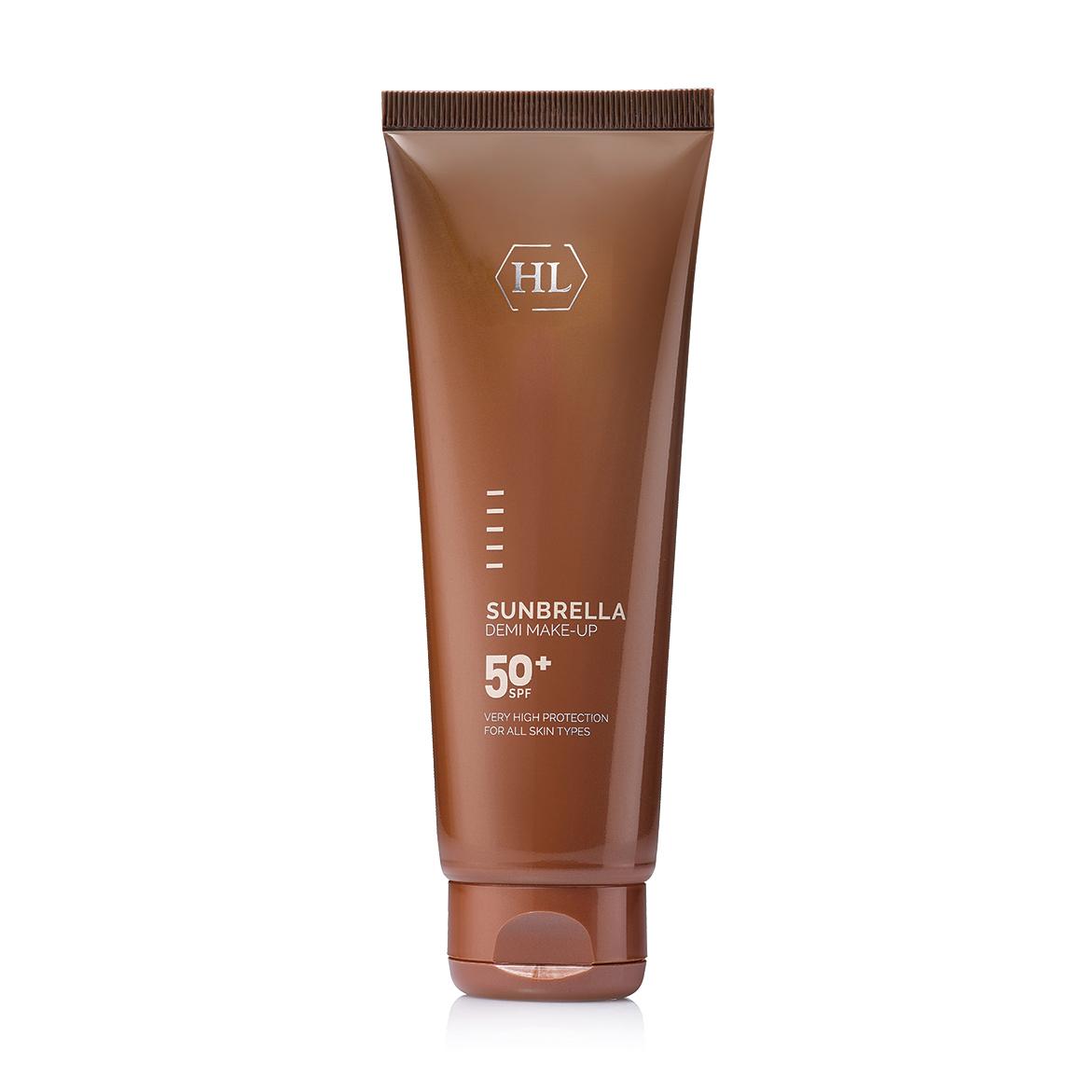 Сонцезахисний крем для обличчя та тіла Holy Land Sunbrella Demi Make-Up SPF 50+ з тоном, 125 мл