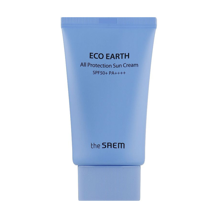 Сонцезахисний крем для обличчя The Saem Eco Earth Power All Protection Sun Cream SPF 50+ PA++++, 50 мл