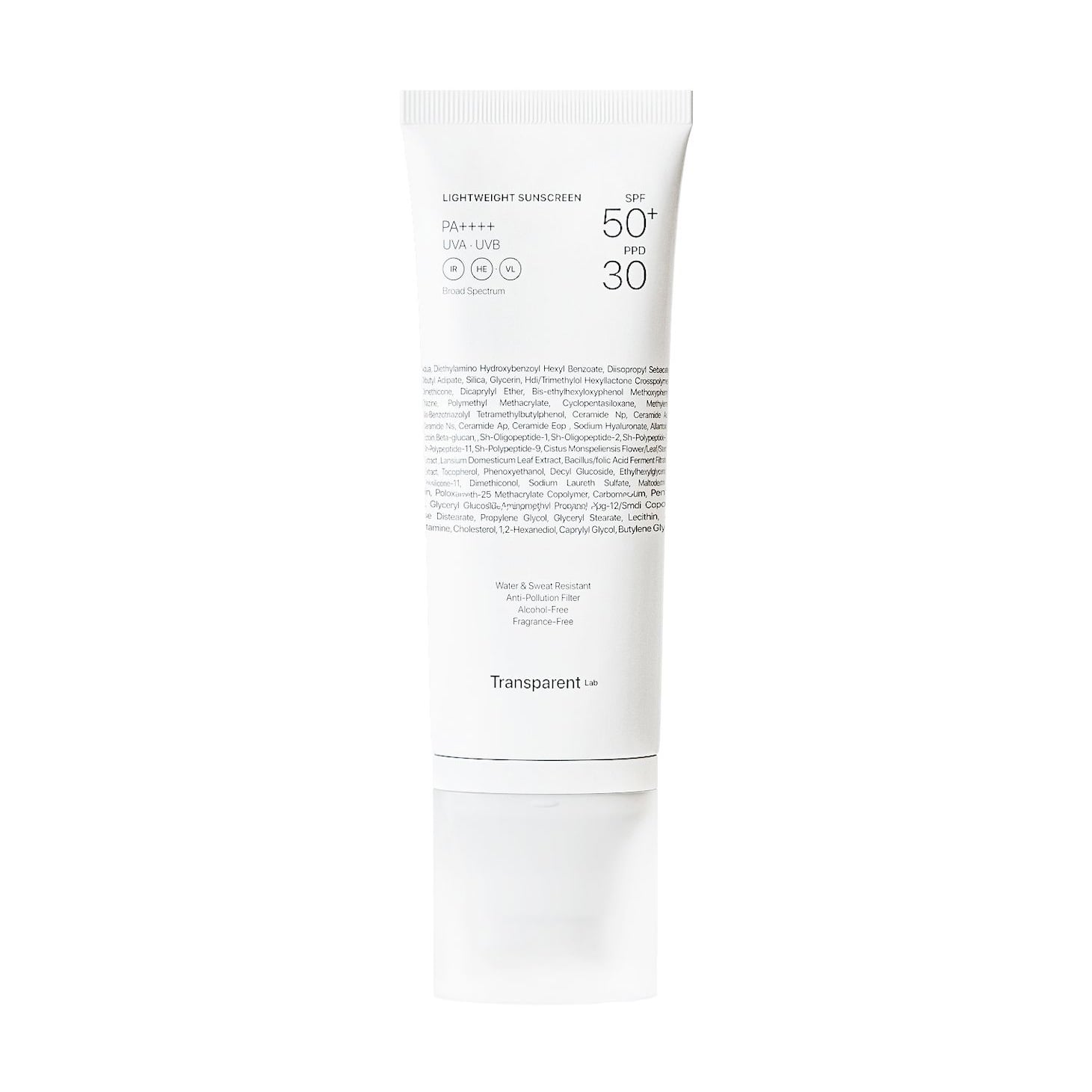Сонцезахисний крем для обличчя Transparent Lab Lightweight Sunscreen, SPF 50+, 100 мл