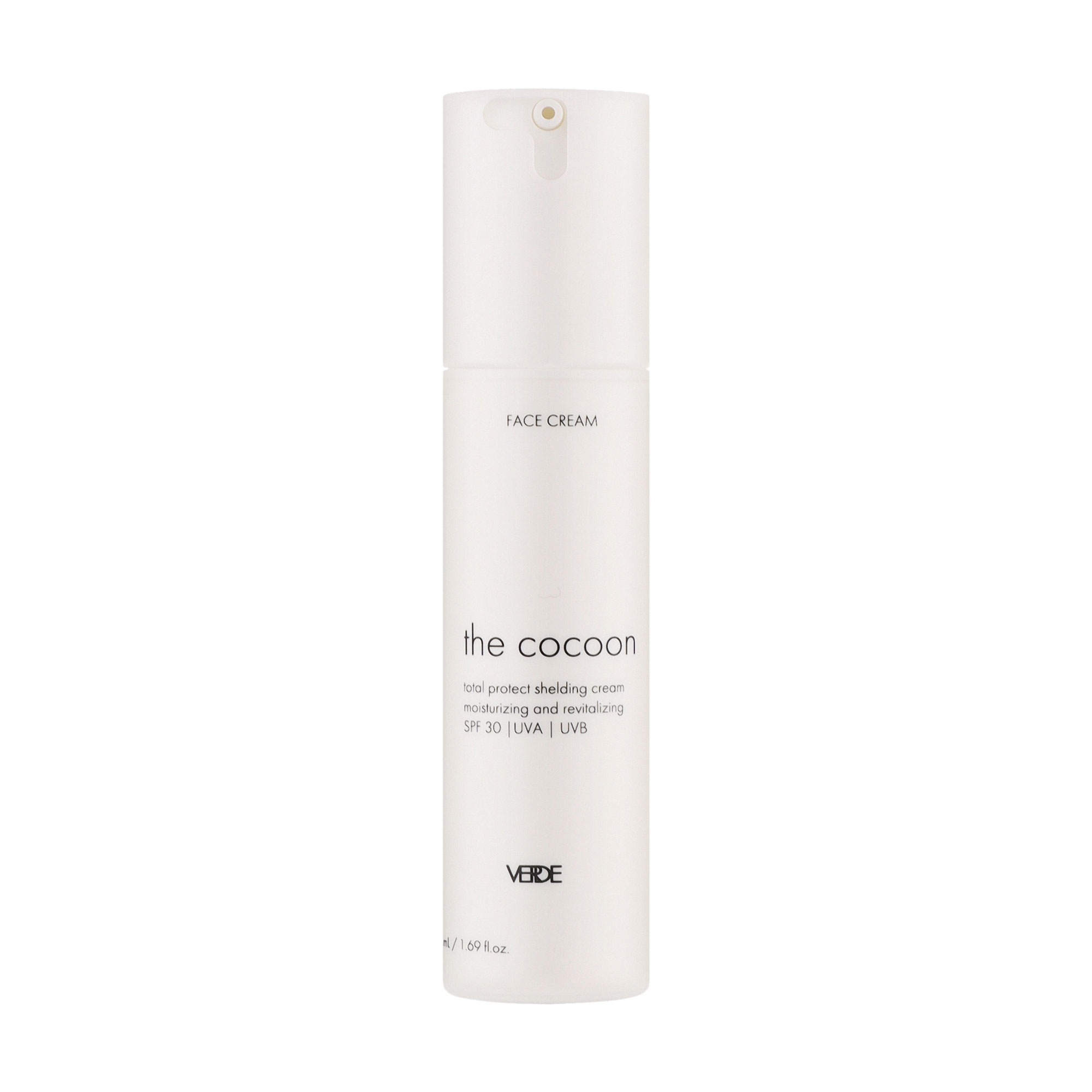 Сонцезахисний крем для обличчя Verde The Cocoon Face Cream, SPF 30, 50 мл