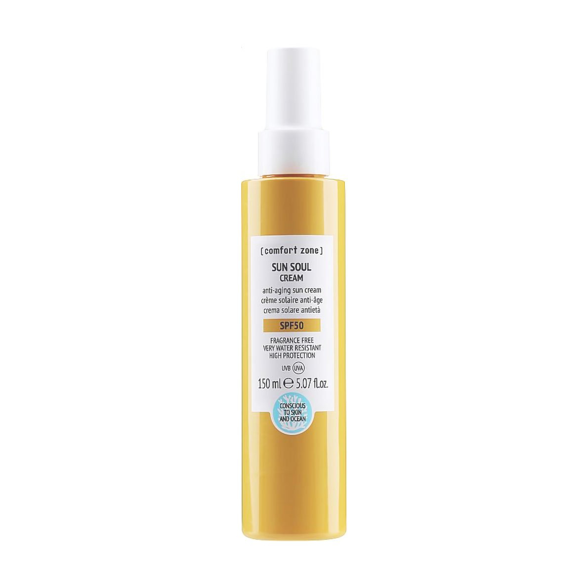 Сонцезахисний крем для тіла Comfort Zone Sun Soul Cream SPF 50, 150 мл