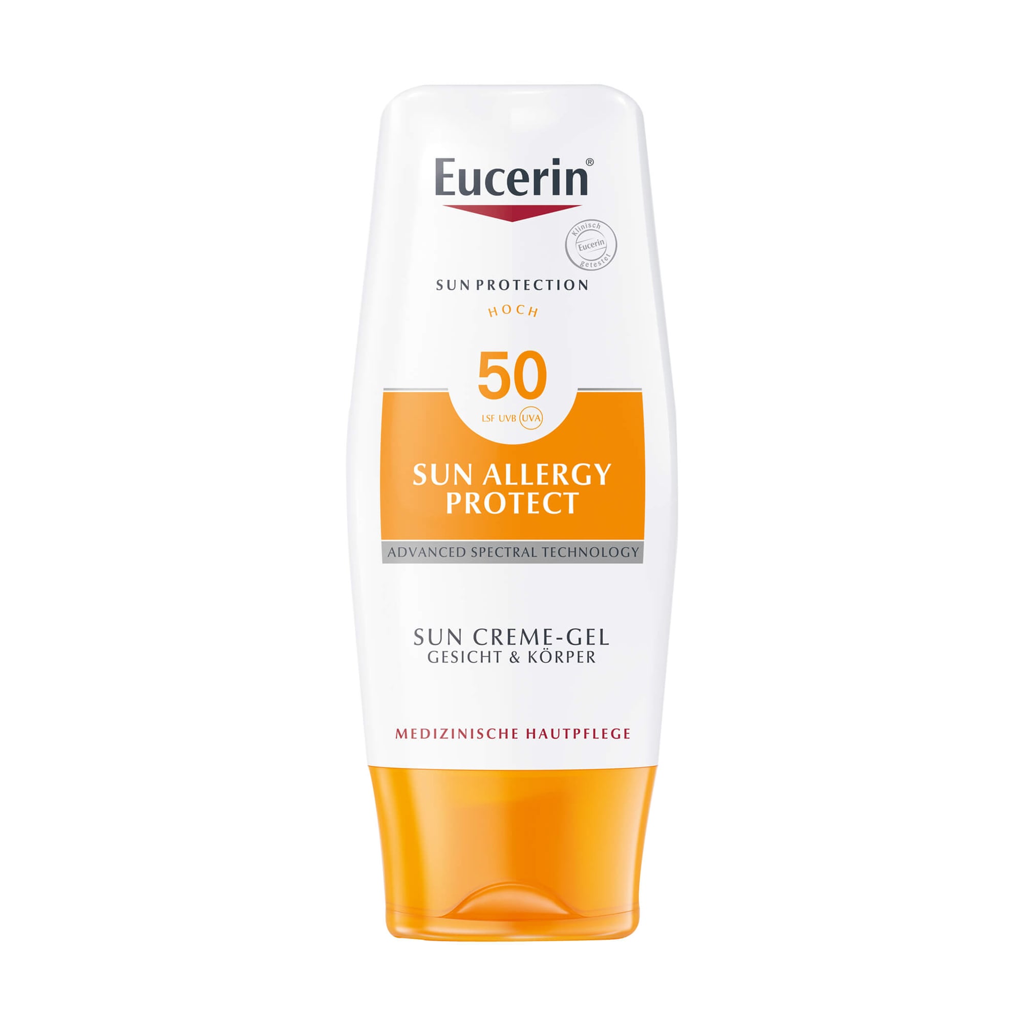 Сонцезахисний крем-гель Eucerin Sun Allergy Protect Sun Creme-Gel SPF 50 для шкіри, схильної до сонячної алергії, 150 мл