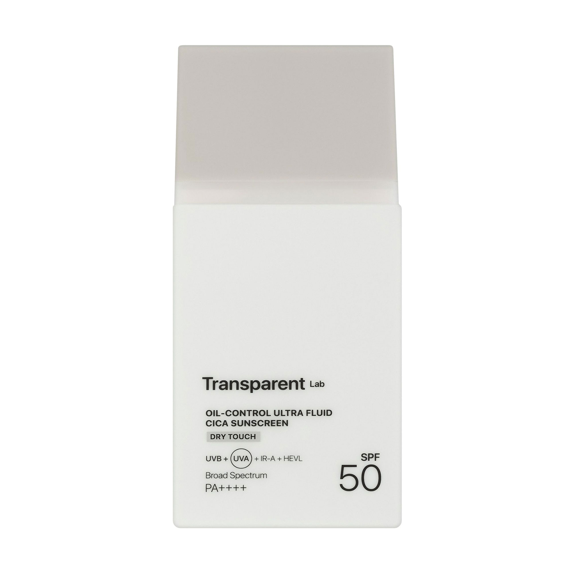 Сонцезахисний крем Transparent Lab Oil-Control Ultra Fluid Cica Sunscreen SPF 50 PA++++ для контролю жирності шкіри обличчя, 100 мл