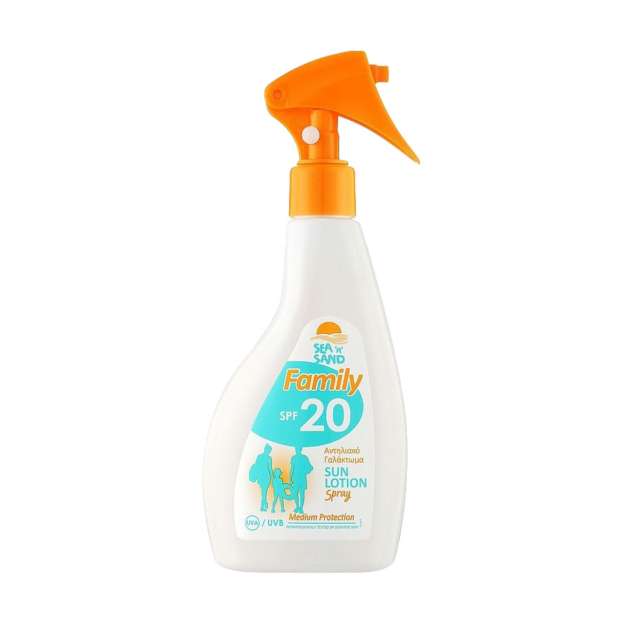 Сонцезахисний лосьйон для тіла Madis Sea n Sun Family Sun Lotion SPF 20, 220 мл
