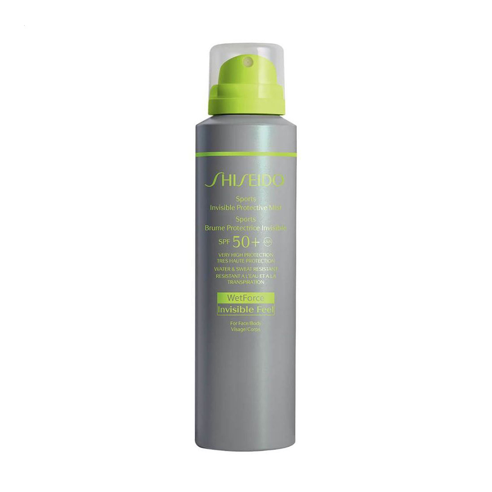 Сонцезахисний міст для обличчя та тіла Shiseido Sports Invisible Protective Mist SPF 50+, 150 мл