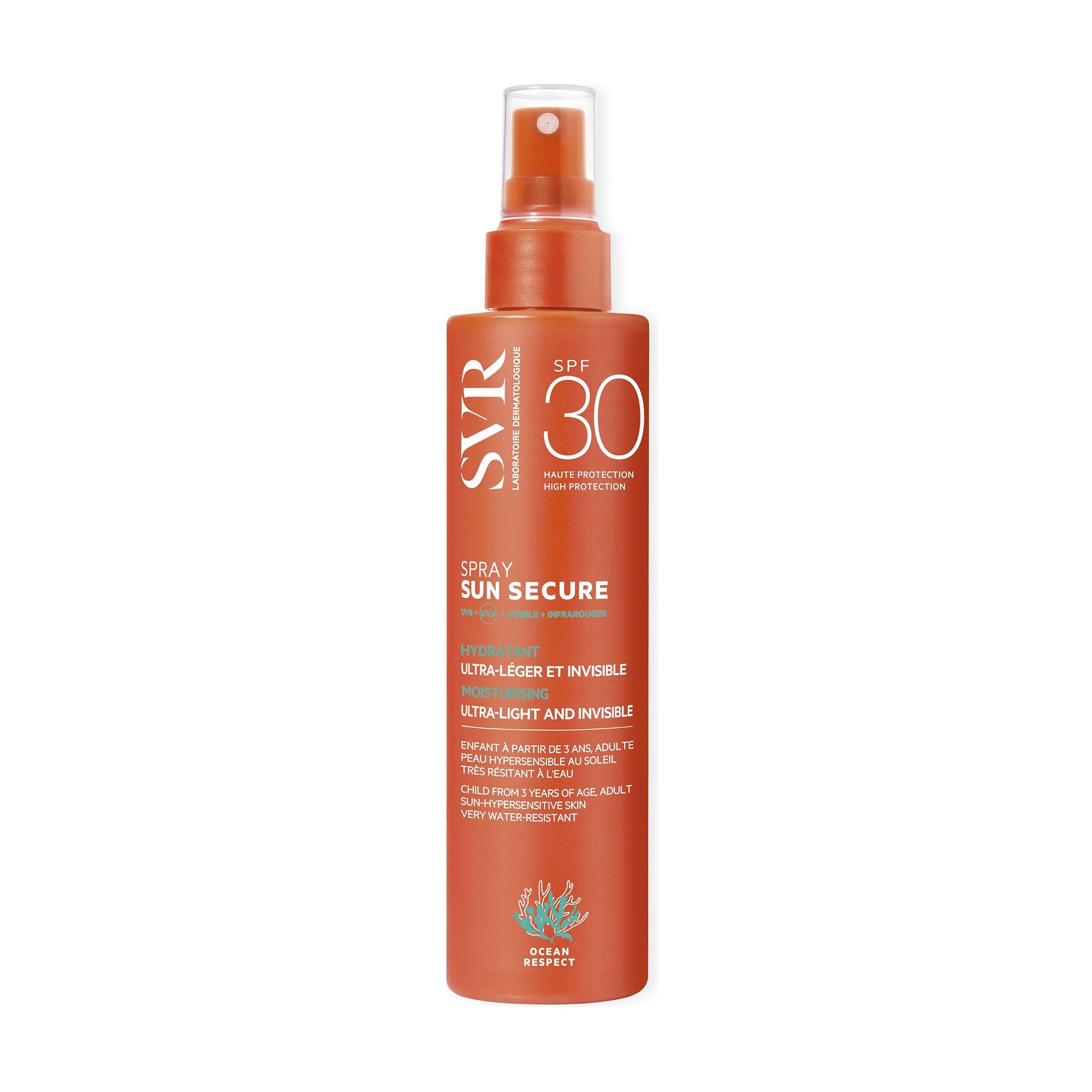 Сонцезахисний міст для обличчя та тіла SVR Sun Secure Milky Mist SPF 30, 200 мл