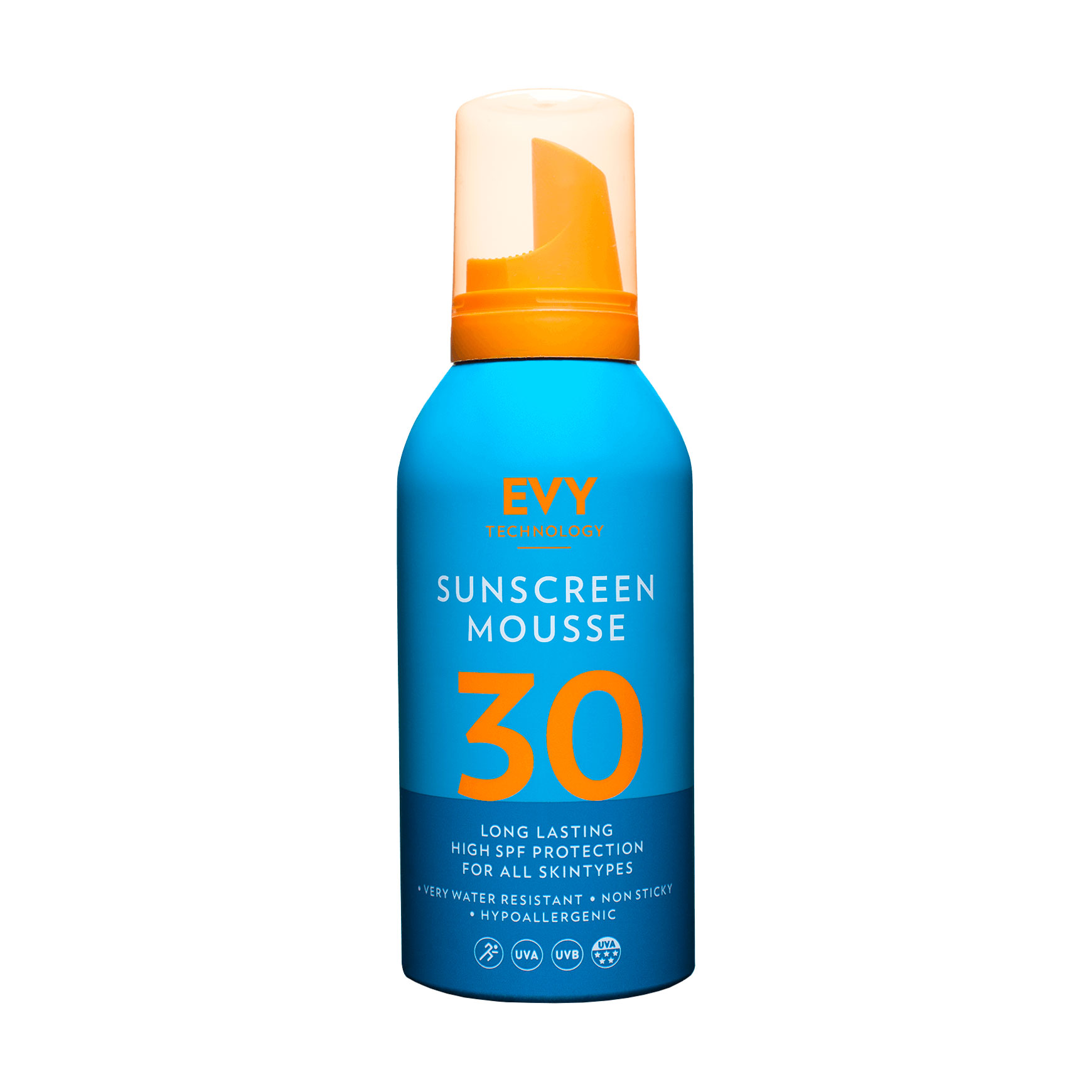 Сонцезахисний мус для тіла EVY Technology Sunscreen Mousse, SPF 30, 150 мл