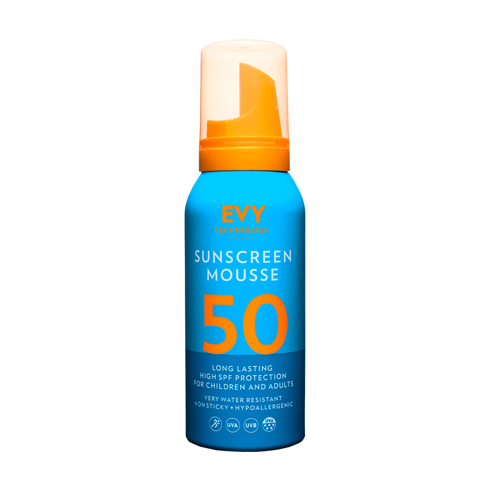 Сонцезахисний мус для тіла EVY Technology Sunscreen Mousse, SPF 50, 100 мл