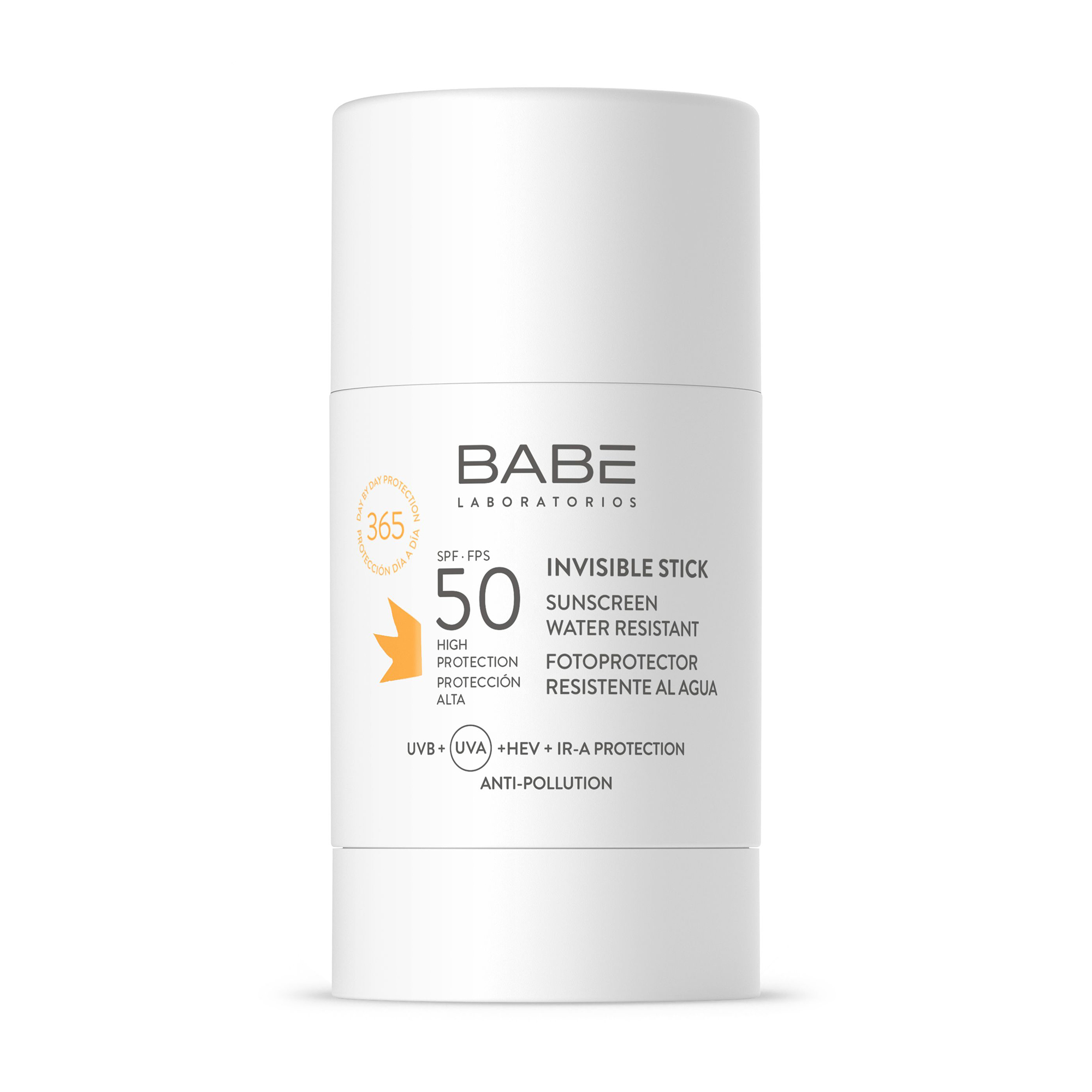 Сонцезахисний невидимий прозорий стік для обличчя та тіла BABE Laboratorios Invisible Stick SPF 50, 30 г