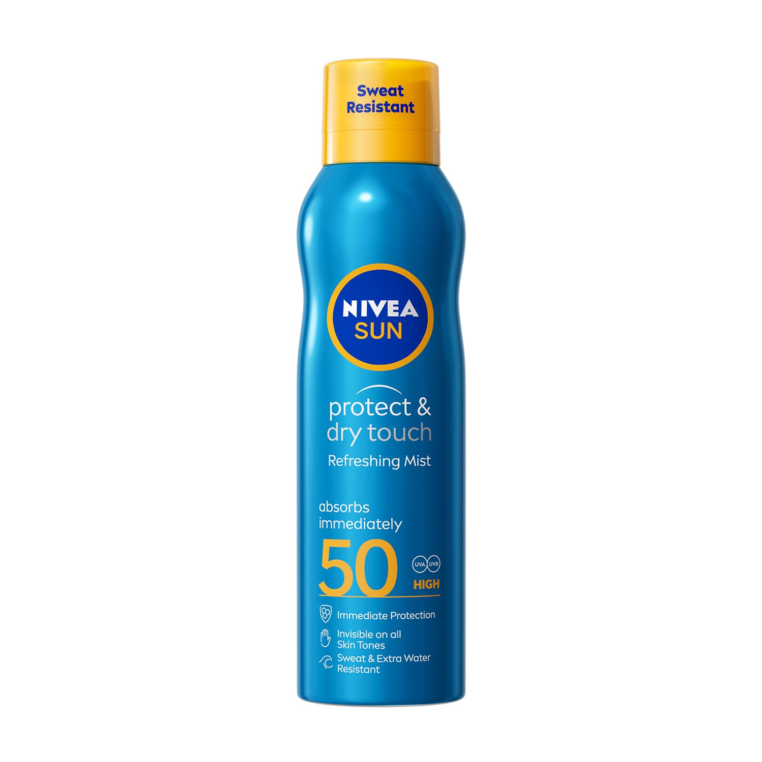Сонцезахисний освіжальний міст NIVEA Sun SPF 50 Захист та сухий дотик, 200 мл