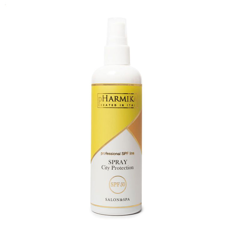 Сонцезахисний спрей для обличчя pHarmika Spray City Protection SPF 50, 150 мл
