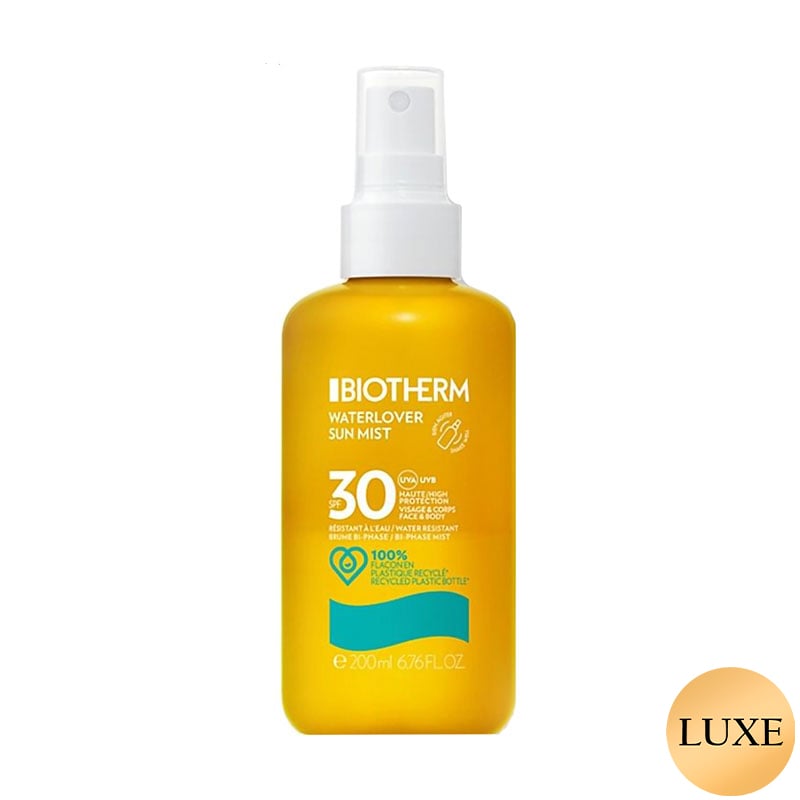 Сонцезахисний спрей для обличчя та тіла Biotherm Waterlover Sun Mist SPF 30, 200 мл