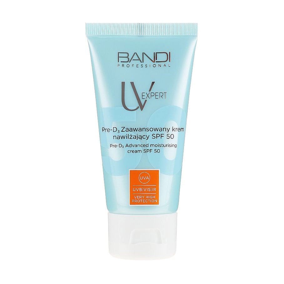 Сонцезахисний зволожувальний крем для обличчя Bandi Professional UV Expert Pre-D3 Advanced Moisturising Cream SPF50, 50 мл