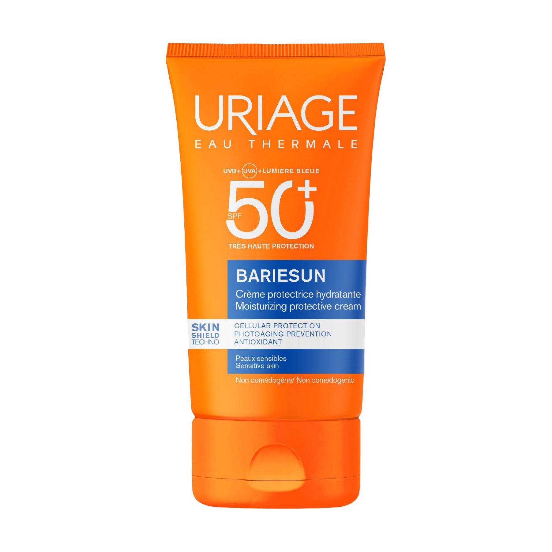 Сонцезахисний зволожувальний крем для обличчя Uriage Bariesun Moisturizing Protective Cream SPF 50+, 50 мл