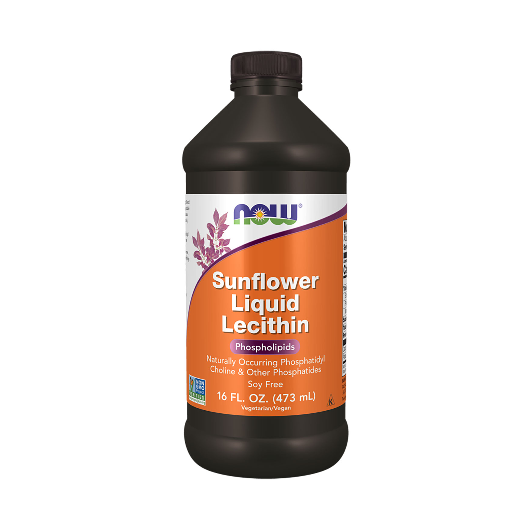 Соняшниковий лецитин NOW foods Sunflower Liquid Lecithin в рідині, 473 мл