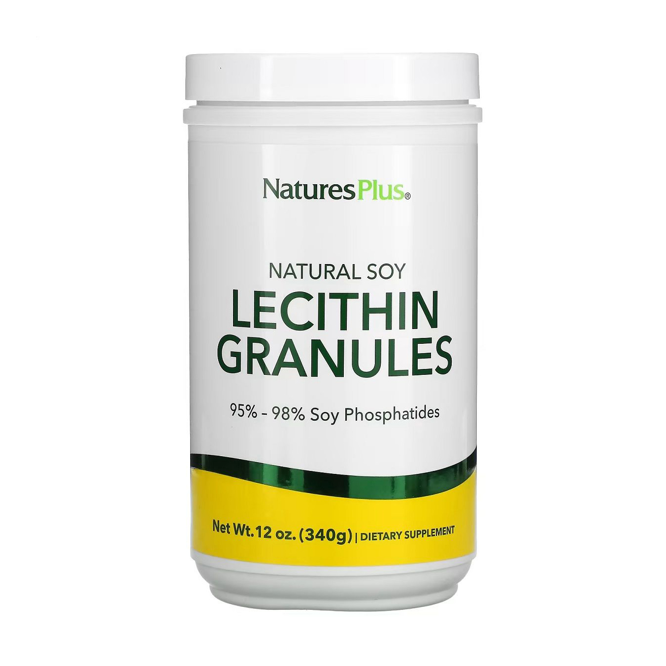 Соєвий лецитин Natures Plus Natural Soy Lecithin Granules в гранулах, 340 г