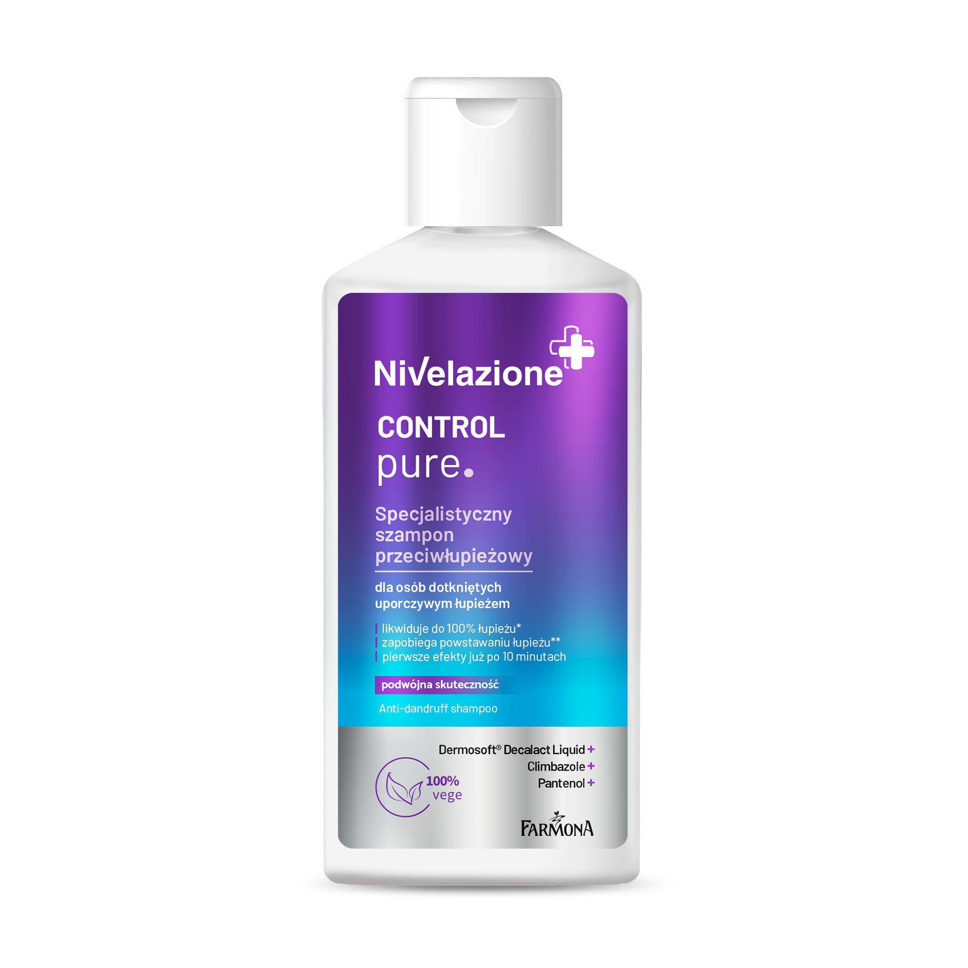 Спеціалізований шампунь для волосся Farmona Nivelazione Control Pure Shampoo проти лупи, 100 мл